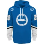 Personalized Brighton Hove Albion Striped Sleeves Blue Hoodie Best Selling