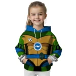Personalized Brighton Hove Albion Superhero Armor Blue Green Hoodie Best Selling