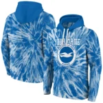 Personalized Brighton Hove Albion Tie Dye Pattern Blue Hoodie Best Selling