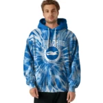Personalized Brighton Hove Albion Tie Dye Pattern Blue Hoodie Best Selling