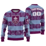 Personalized Burnley Bulldog Motif Sweater Best Selling