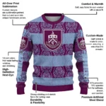 Personalized Burnley Bulldog Motif Sweater Best Selling