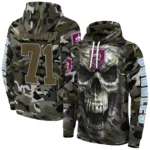 Personalized Burnley Camo Skull Hoodie Best Selling
