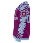 Personalized Burnley Chevron Pattern Burgundy Sweater Best Selling