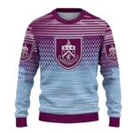 Personalized Burnley Diamond Mesh Sweater Best Selling