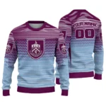 Personalized Burnley Diamond Mesh Sweater Best Selling