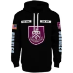 Personalized Burnley Punisher Skull Black Hoodie Best Selling