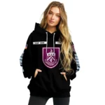 Personalized Burnley Punisher Skull Black Hoodie Best Selling