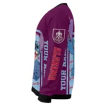 Personalized Burnley Stitch Art Prints Burgundy Sweater Best Selling