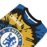 Personalized Chelsea Burst Swirl Royal Blue Sweater Best Selling