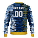 Personalized Chelsea Camouflage Stripe Royal Blue White Sweater Best Selling