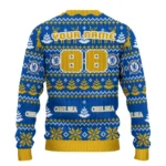 Personalized Chelsea Christmas Designs Royal Blue Sweater Best Selling