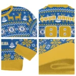 Personalized Chelsea Christmas Designs Royal Blue Sweater Best Selling