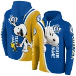Personalized Chelsea Peeking Snoopy Royal Blue Hoodie Best Selling