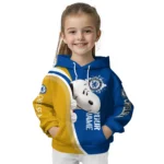 Personalized Chelsea Peeking Snoopy Royal Blue Hoodie Best Selling