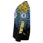 Personalized Chelsea Pixel Flow Royal Blue Black Sweater Best Selling