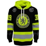 Personalized Chelsea Safety Motif Black Neon Green Hoodie Best Selling