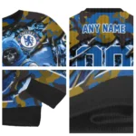 Personalized Chelsea Skull Horde Royal Blue Sweater Best Selling