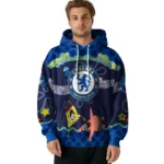 Personalized Chelsea Spongebob Patrick Star Royal Blue Navy Hoodie Best Selling