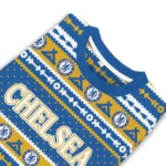 Personalized Chelsea Tent Stripes Royal Blue White Sweater Best Selling