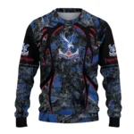 Personalized Crystal Palace Antlers Pattern Blue Black Sweater Best Selling