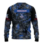 Personalized Crystal Palace Antlers Pattern Blue Black Sweater Best Selling