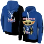 Personalized Crystal Palace Baby Yoda Blue Black Hoodie Best Selling
