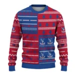 Personalized Crystal Palace Christmastree Bands White Sweater Best Selling