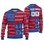 Personalized Crystal Palace Christmastree Bands White Sweater Best Selling