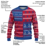 Personalized Crystal Palace Christmastree Bands White Sweater Best Selling