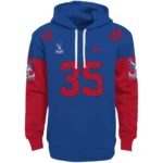 Personalized Crystal Palace Minimal Design Blue Hoodie Best Selling