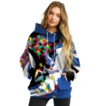 Personalized Crystal Palace Puzzle Pieces Blue Hoodie Best Selling