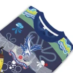 Personalized Crystal Palace Spongebob Designs Blue Sweater Best Selling