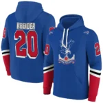 Personalized Crystal Palace Striped Sleeves Blue Hoodie Best Selling