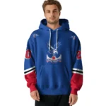 Personalized Crystal Palace Striped Sleeves Blue Hoodie Best Selling