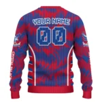 Personalized Crystal Palace Swirl Flow Blue Sweater Best Selling