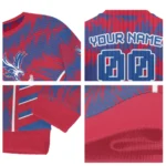 Personalized Crystal Palace Swirl Flow Blue Sweater Best Selling