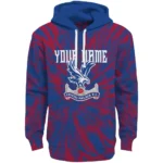 Personalized Crystal Palace Tie Dye Pattern Blue Hoodie Best Selling