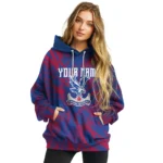 Personalized Crystal Palace Tie Dye Pattern Blue Hoodie Best Selling