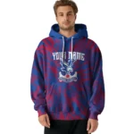 Personalized Crystal Palace Tie Dye Pattern Blue Hoodie Best Selling