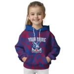 Personalized Crystal Palace Tie Dye Pattern Blue Hoodie Best Selling