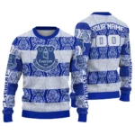 Personalized Everton Bulldog Motif Sweater Best Selling