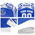 Personalized Everton Chevron Pattern Royal Blue Sweater Best Selling
