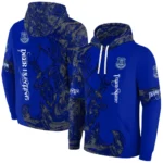 Personalized Everton Deer Silhouette Royal Blue Hoodie Best Selling
