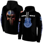 Personalized Everton Punisher Skull Black Hoodie Best Selling