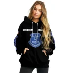 Personalized Everton Punisher Skull Black Hoodie Best Selling