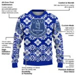 Personalized Everton Snowflake Matrix Royal Blue Sweater Best Selling