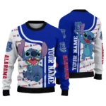 Personalized Everton Stitch Art Prints Royal Blue Sweater Best Selling