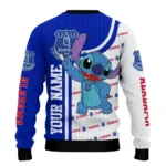 Personalized Everton Stitch Art Prints Royal Blue Sweater Best Selling