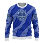 Personalized Everton Stripe Motion Royal Blue Sweater Best Selling